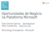 Oportunidades de negócio na Plataforma Microsoft