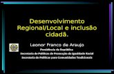 Desenvolvimento Regional/Local e inclusão cidadã por Leonor de Araujo