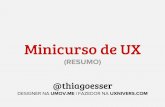 Minicurso de UX Design (Resumo)