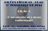 2014 2 TRI LIÇÃO 2 - O propósito dos dons espirituais