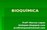Bioquímica   componentes inorgânicos e orgânicos