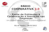 Apresentação defesa - Rádio Corporativa 2.0