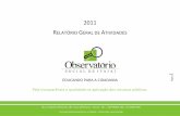Relatório de atividades   ano de 2011 - publicação online