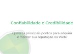 Apresentação Forum Ecomerce Brasil 2012 - Confiabilidade e Credibilidade