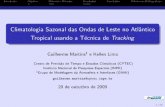 Climatologia Sazonal das Ondas de Leste no Atlantico Tropical usando a Tecnica de Tracking