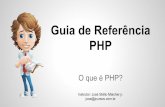 PHP GUIA DE REFERÊNCIA - 01 - INTRODUÇÃO