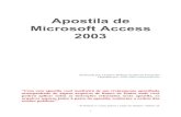 5166 apostila completa de microsoft access 2003