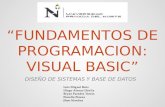 Fundamentos de programación Visual Basic