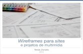 Wireframes para sites e projetos de multimídia
