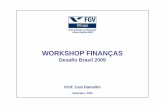 Workshop de Finanças - Mentoring Desafio Brasil 2009