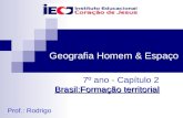 IECJ - Cap.   2 - Brasil - Formação territorial - 7º ano do EFII