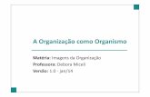 03. Debora Miceli - Imagens da Organização: A organização como organismo