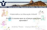 Educação Matemática na Educação Infantil