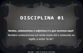 Disciplina 1 verbos, substantivos e adjetivos   to be