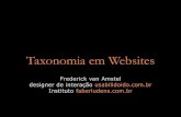 Taxonomia em Websites