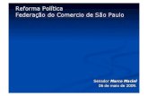 Seminário A Reforma Política Brasileira, 04/06/2009 - Apresentação de Marco Maciel