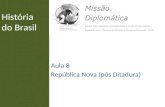 Estudos CACD Missão Diplomática - História do Brasil: Nova República