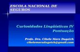 Curiosidades Lingüíticas IV PontuaçãO
