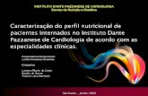 Apresentação do Perfil Nutricional Dante Pazzanese 2009