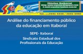 Análise do financiamento público da educação em itaboraí