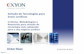 e-Xyon - Seleção de tecnologias para áreas jurídicas