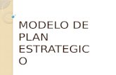 Metodologia basica para un  Modelo de Plan Estrategico -