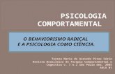 Aula 01 o behaviorismo radical e a psicologia como ciência.ppt
