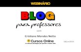 Slides do Webinário Blog para professores