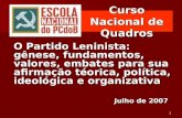 6º Bloco   2   O Partido Leninista   Augusto Buonicore