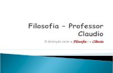 Filosofia – Professor Claudio