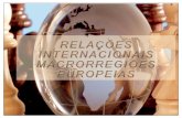 Relações internacionais e Macroregiões europeias
