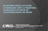 De Antonio Meucci ao Skype: Tecnologia VoIP e a Trajetória Tecnológica do Setor de Telecomunicações no Brasil