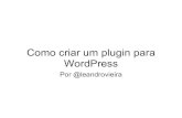 Como criar um plugin para WordPress