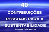40 contribuições pessoais - ONG AGUA É VIDA