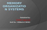 AI-  memory organisation systems