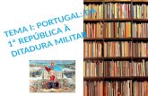 Portugal - da implantação da República à Ditadura Militar