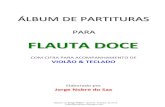 Album de partituras para flauta doce