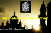 Marhaban ya ramadhan