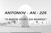 Antonov   A N   225    Maior  Avião Do  Mundo