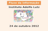 Fique sabendo 2012 24OUT - Fluxo da Informação IAL