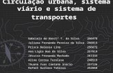 Circulação urbana, sistema viário e sistema de transporte