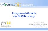 Programabilida de BrOffice.org - Fisl 11