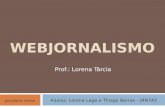 Trabalho web jornalismo Lorena Lage e Thiago Barros