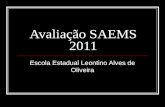 Avaliação saems 2011