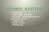 Fatores bióticos - Biologia