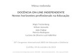 Regis tractenberg   docencia online independente - 20 ciaed - curitiba 2014