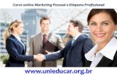 Curso online Marketing Pessoal e Etiqueta Profissional