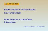 REDES SOCIALES Y TRANSMISIONES WEB EN TIEMPO REAL