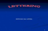 Lettering   Estudo da Letra