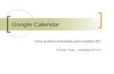 Google Calendar - Análise 3C
